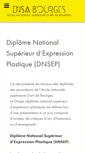 Mobile Screenshot of dnsep.ensa-bourges.fr